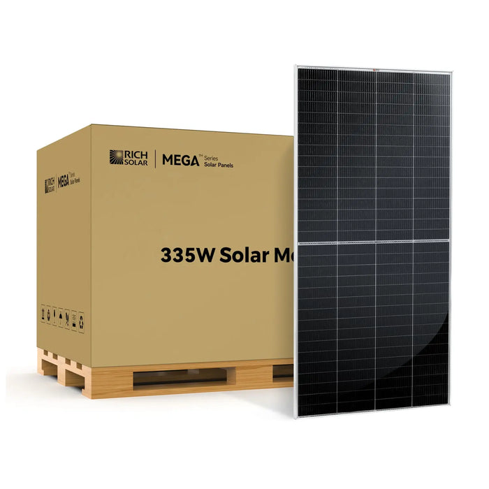 Rich Solar MEGA 335 Watt Monocrystalline Solar Panel + Choose Your Custom Package Rich Solar