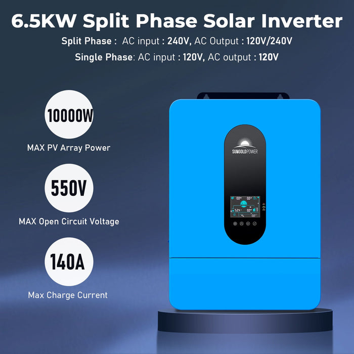 Sungold Power 6.5KW 48V Split Phase Solar Inverter