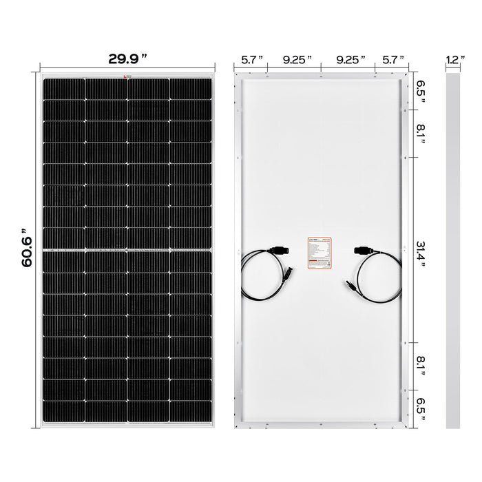 Rich Solar MEGA 250W 12V Monocrystalline Solar Panel