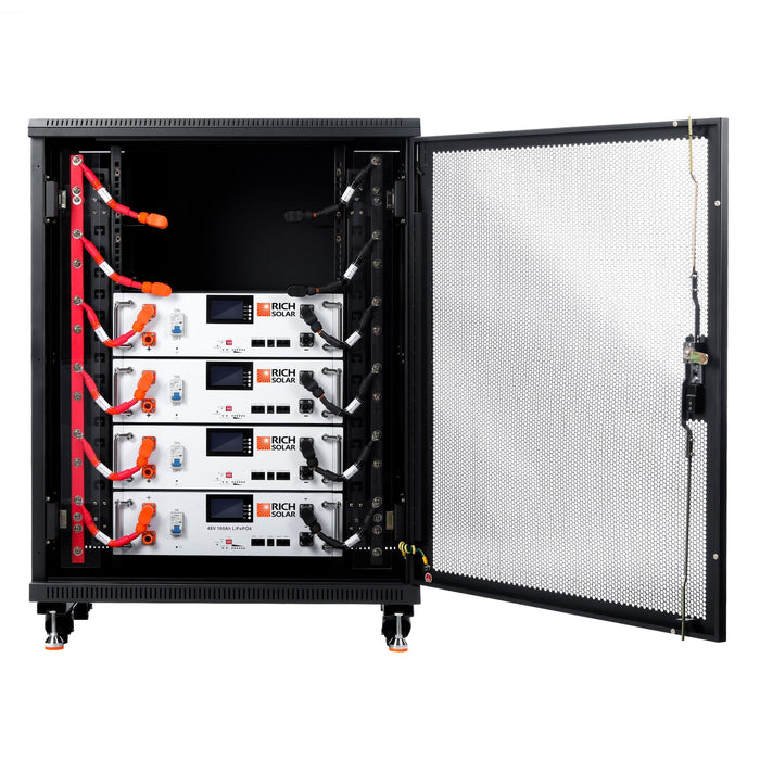 Rich Solar ALPHA 5 | 48V 100Ah LiFePO4 Lithium Server Rack Battery | 5kWh Energy + Choose Your Custom Package