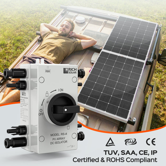 Rich Solar 8000W 48V-120/240VAC Complete Solar Kit