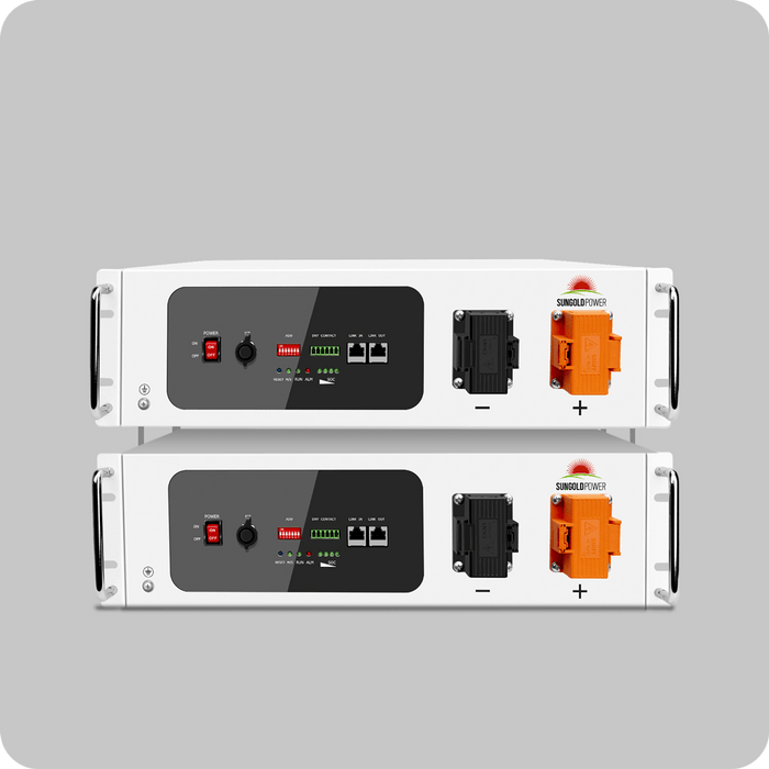 Sungold Power 48V 100AH Lithium Battery Self-Heating UL 1973 Server Rack Battery