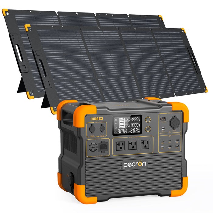 PECRON E1500LFP Solar Generator + Choose Your Custom Package