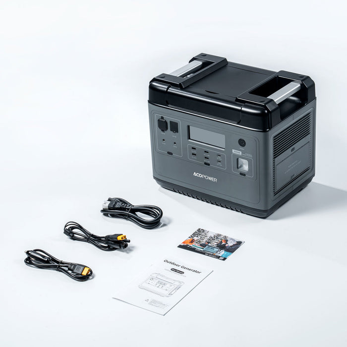 ACOPOWER P2001 Portable Power Station 2000W/2000Wh Solar Power Station