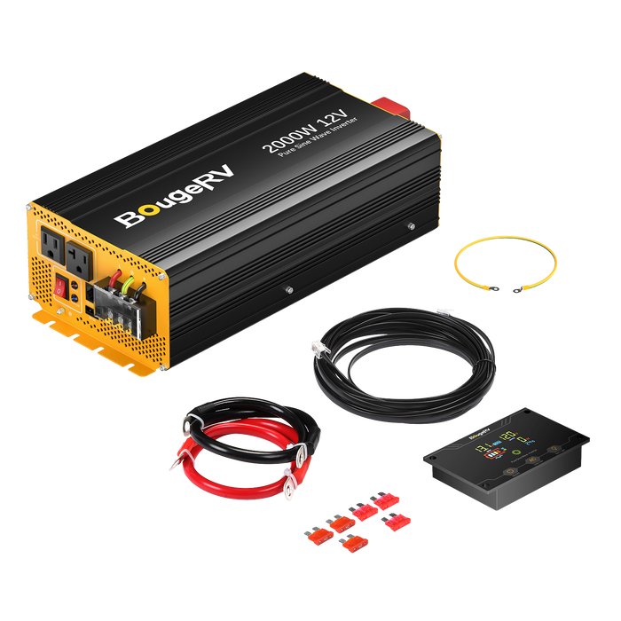 BougeRV 12V 400 Watt Complete Solar System Kit