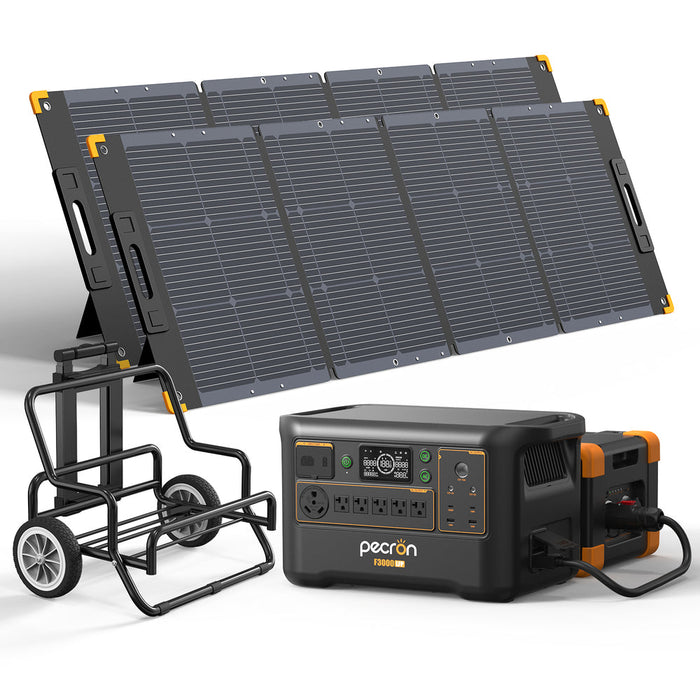 PECRON F3000LFP Solar Generator + Choose Your Custom Package