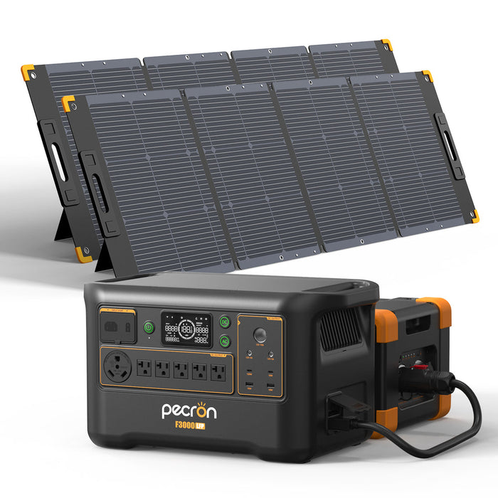 PECRON F3000LFP Solar Generator + Choose Your Custom Package