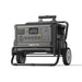 PECRON F3000LFP Portable Solar Generator – 3600W | 3072Wh digital display and multiple outlets LiFePO4 battery and solar panels on a white background www.mygeneratorplus.com