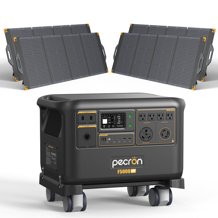 PECRON F5000LFP Portable Solar Generator