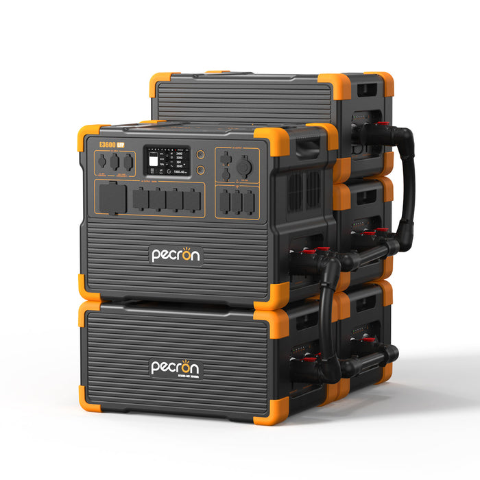 PECRON E3600LFP Power Station 3600W | 3072Wh + Choose Your Custom Package