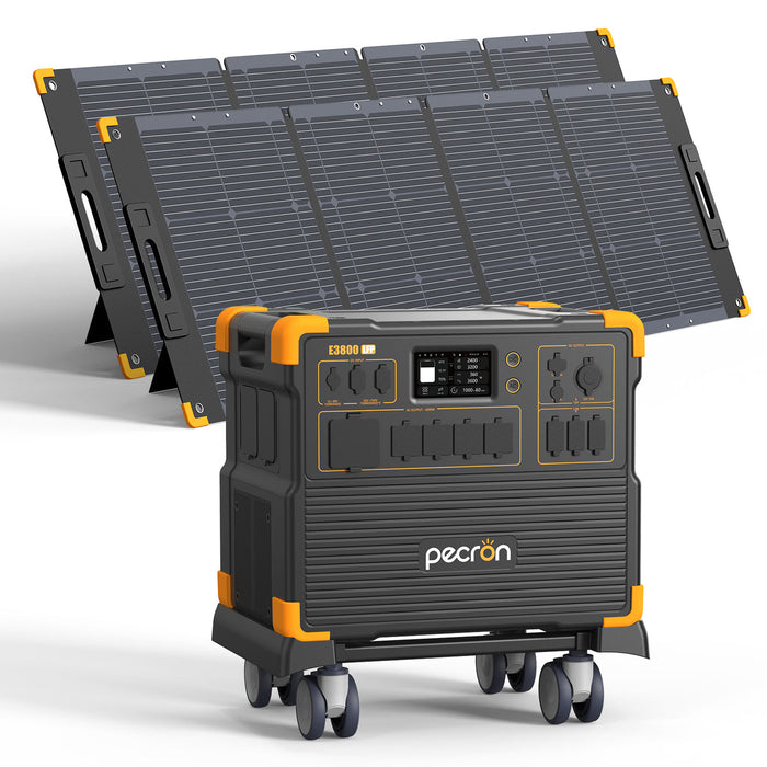 PECRON E3800LFP Portable Power Station 4200W 3840Wh PRE-ORDER with Free Cart