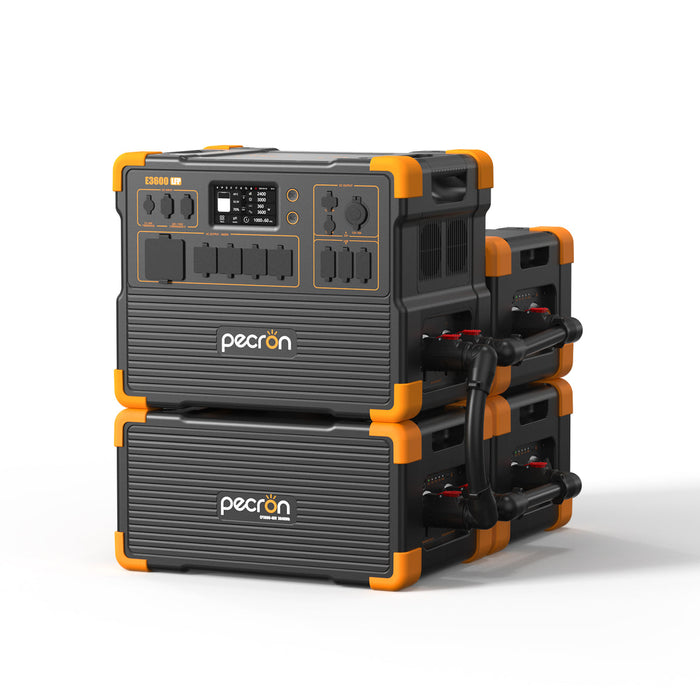 PECRON E3600LFP Power Station 3600W | 3072Wh + Choose Your Custom Package