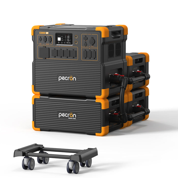 PECRON E3800LFP Portable Power Station 4200W 3840Wh PRE-ORDER with Free Cart