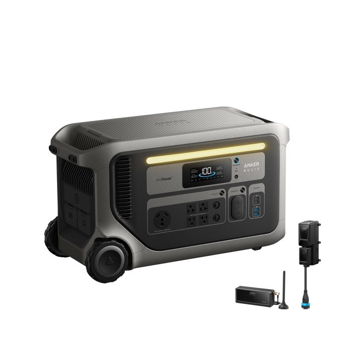 Anker SOLIX F3000 Portable Power Station + Choose Your Custom Package