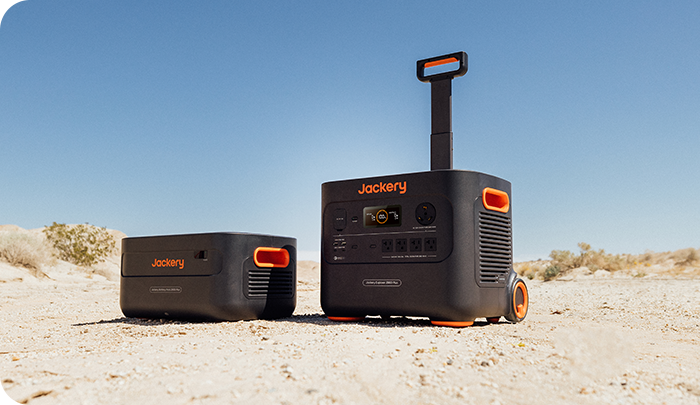 Jackery E2000 Plus + 1x Battery Pack + 2x 200W Solar Generator