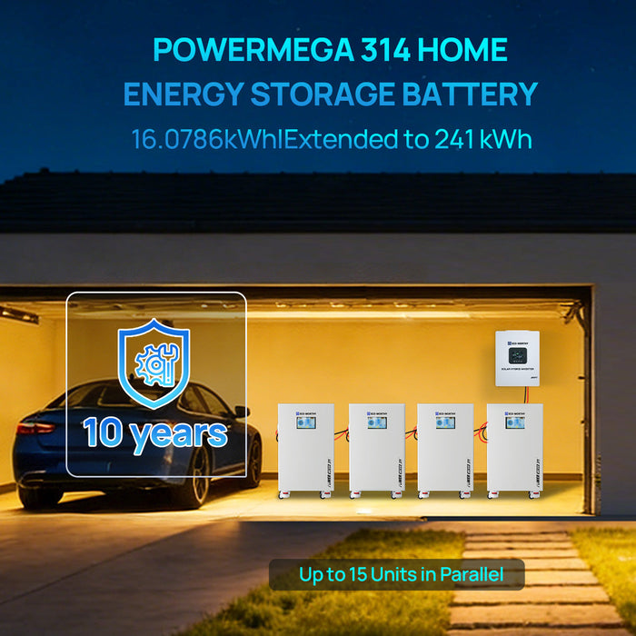 ECO-WORTHY PowerMega 314 | 51.2V 314AH Lithium Battery