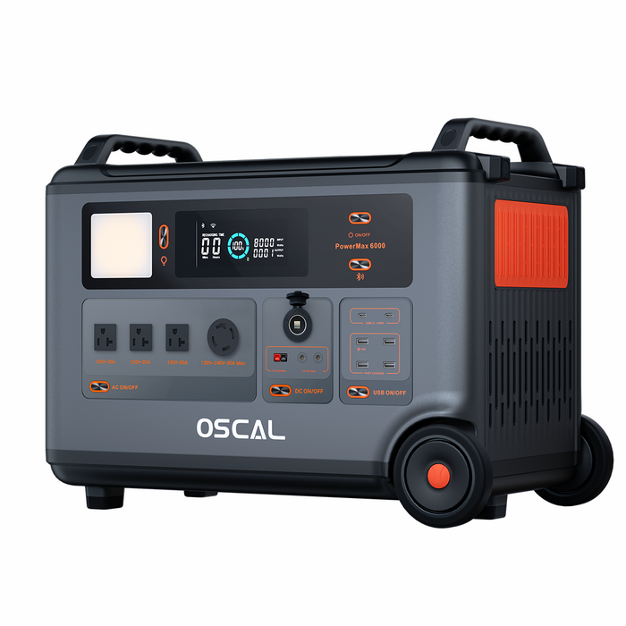 OSCAL PowerMax 6000 Solar Generator + Choose Your Custom Package