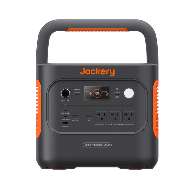 Jackery Explorer 2000v2 + 2 xSolarSaga 100W Solar Panel Solar Generator
