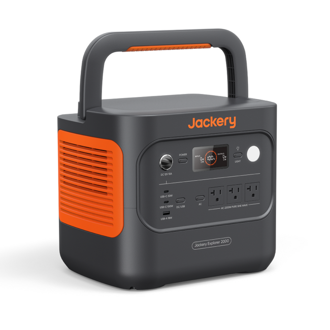 Jackery Explorer 2000v2 + 2 xSolarSaga 100W Solar Panel Solar Generator