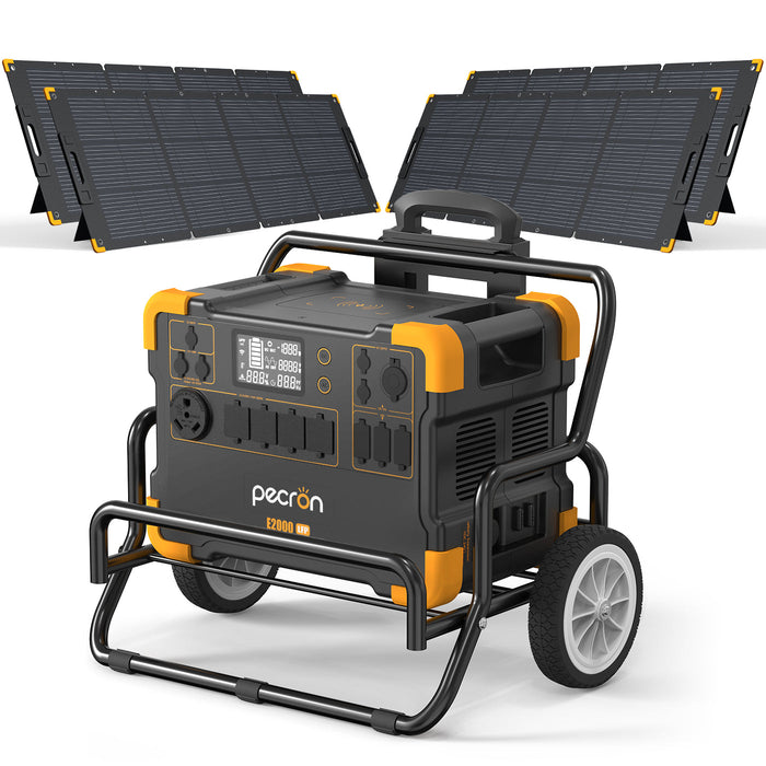 PECRON E2000LFP Expandable Solar Generator + Choose Your Custom Package