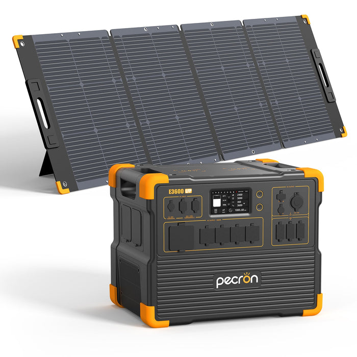 PECRON E3600LFP Solar Generator Kit 3600W 3072Wh + Choose Your Custom Package