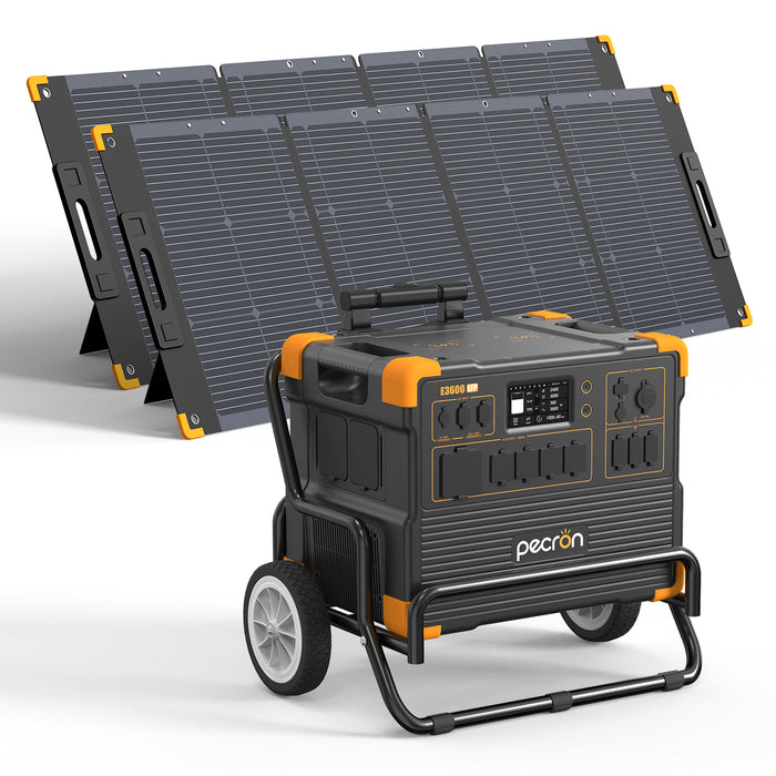 PECRON E3600LFP Solar Generator Kit 3600W 3072Wh + Choose Your Custom Package