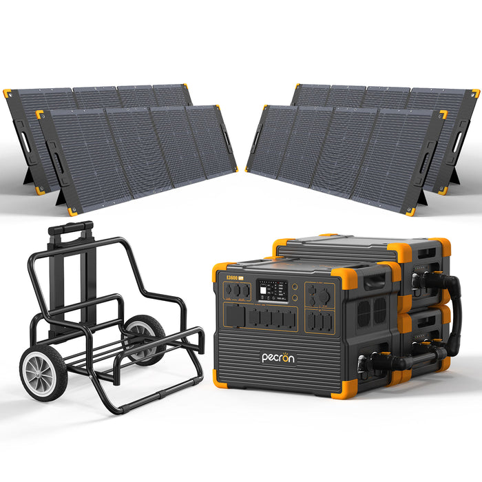 PECRON E3600LFP Solar Generator Kit 3600W 3072Wh + Choose Your Custom Package