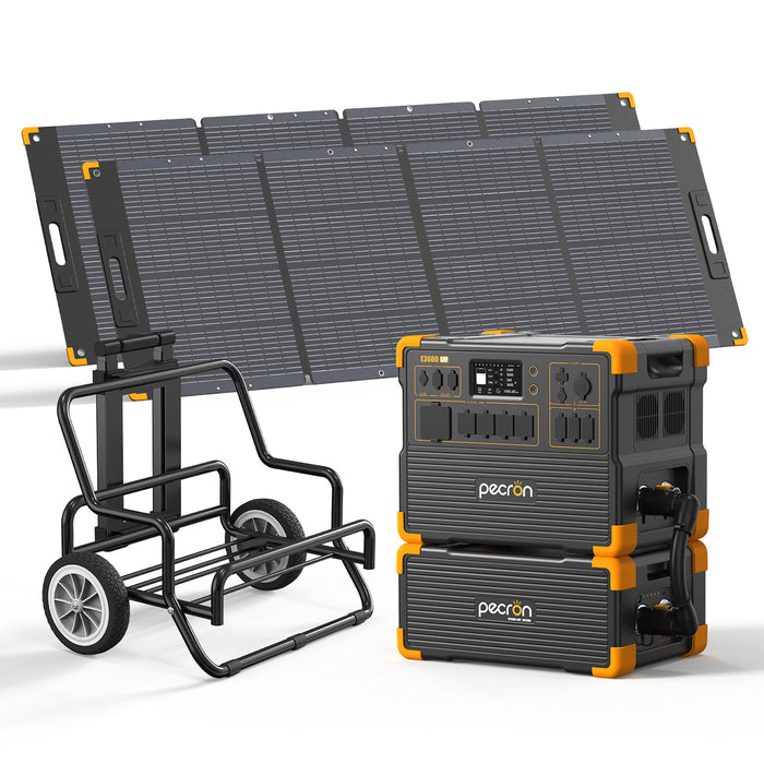 PECRON E3600LFP Solar Generator Kit 3600W 3072Wh + Choose Your Custom Package