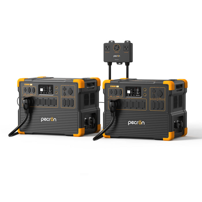 PECRON E3600LFP Power Station 3600W | 3072Wh + Choose Your Custom Package