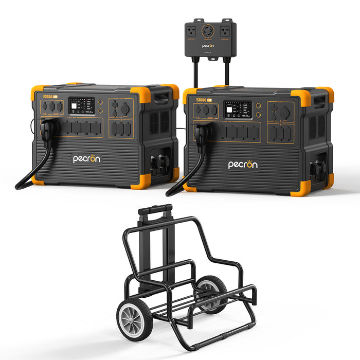 PECRON E3600LFP Power Station 3600W | 3072Wh + Choose Your Custom Package