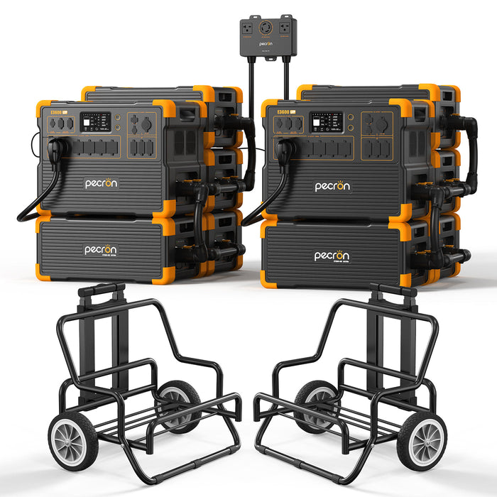 PECRON E3600LFP Solar Generator Kit 3600W 3072Wh + Choose Your Custom Package
