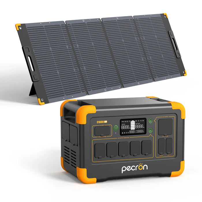 PECRON E1000LFP 800W 1024Wh Solar Generator + Choose Your Custom Package