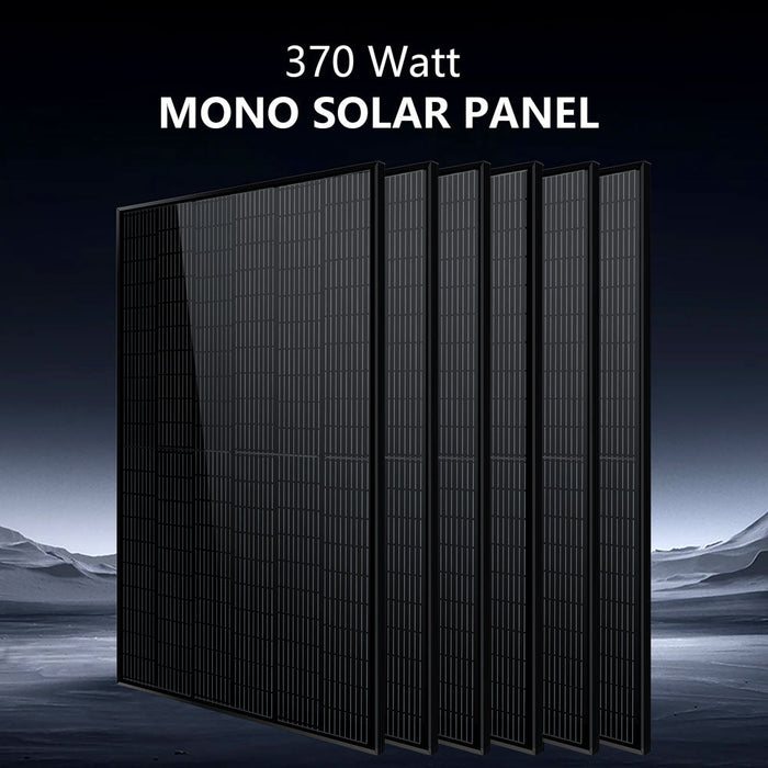 Sungold Power OFF-GRID Solar Kit 5000W 48VDC 120V 10.24KWH Powerwall Lithium Battery 6 X 370W Solar Panels SGM-5K10M