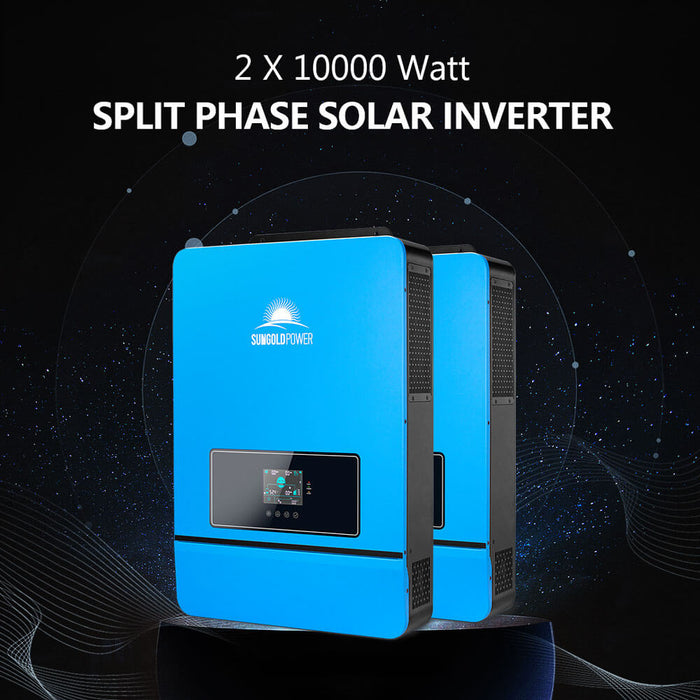 Sungold Power Off-Grid Solar Kit 20KW 48VDC 120V/240V LIFEPO4 25.6KWH-30.72KWH LITHIUM BATTERY 32 X 440 WATTS SOLAR PANELS SGR-20K30E