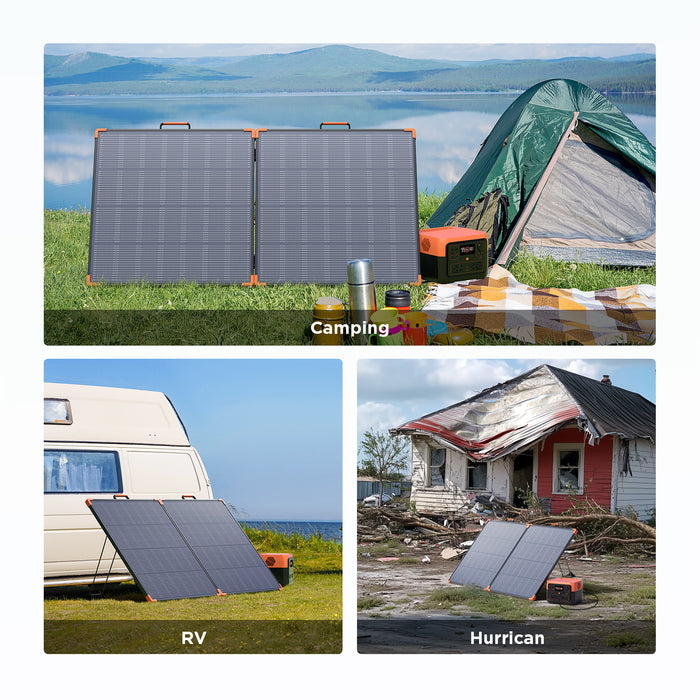 ZOUPW 180 Watt N-Type 16BB Portable Solar Panel