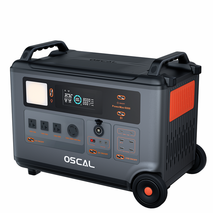 OSCAL PowerMax 6000 Solar Generator + Choose Your Custom Package