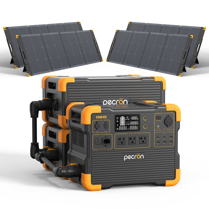 PECRON E1500LFP Solar Generator + Choose Your Custom Package