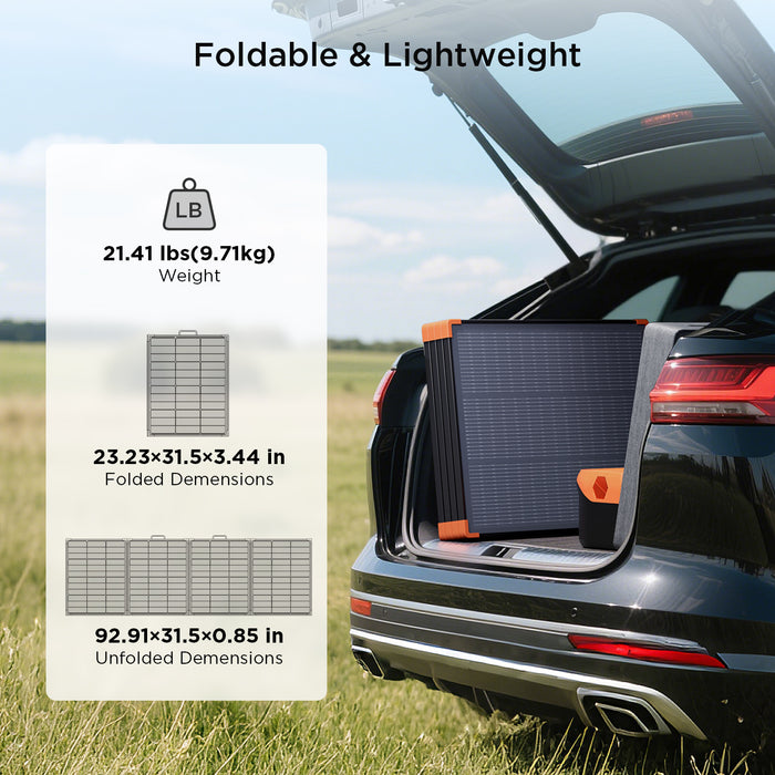 ZOUPW 300W N-Type 16BB Portable Solar Panel