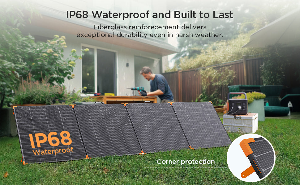ZOUPW 450 Watt N-Type 16BB Portable Solar Panel