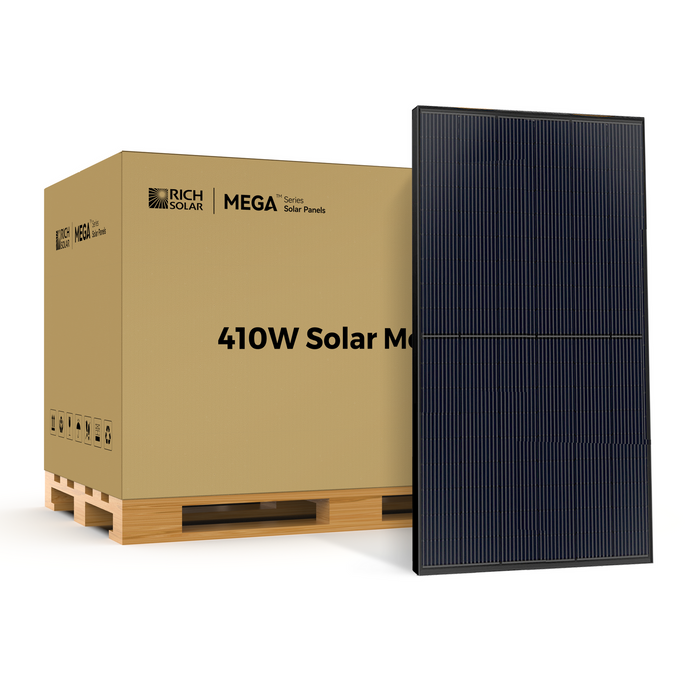 Rich Solar MEGA 410 Watt Monocrystalline Solar Panel + Choose Your Custom Package