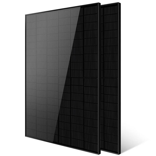 Sungold Power 415W Mono Black PERC Solar Panel on a white background www.mygeneratorplus.com