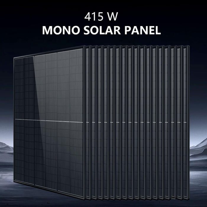 Sungold Power Off-Grid Solar Kit 15000W 48VDC 120V/240V LifePo4 30.72KWH Lithium Battery 20 X 415 Watts Solar Panels SGR-15K20E