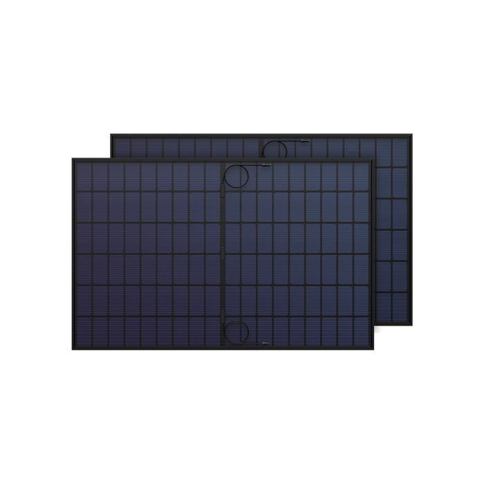 Anker SOLIX 440W Rigid Solar Panels on a white background www.mygeneratorplus.com 