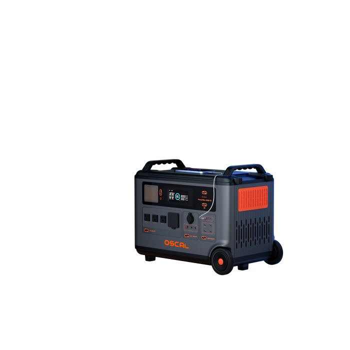 Oscal PowerMax3600SE | 3600W Portable Power Station with 3600Wh Battery Capacity and 2400W Solar Input