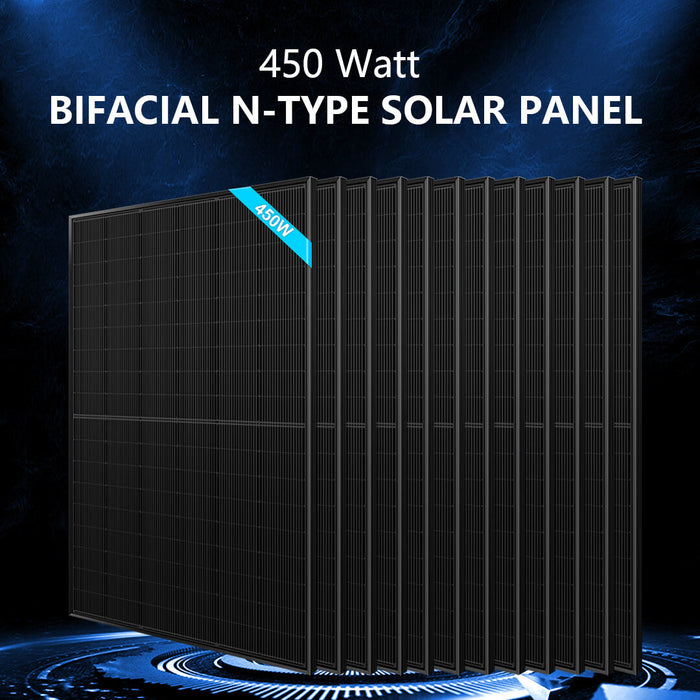 Sungold Power OFF-GRID Solar Kit 12000W 48V 120V/240V Output 10.24KWH Lithium Battery 5400w Solar Panels SGK-12MAX