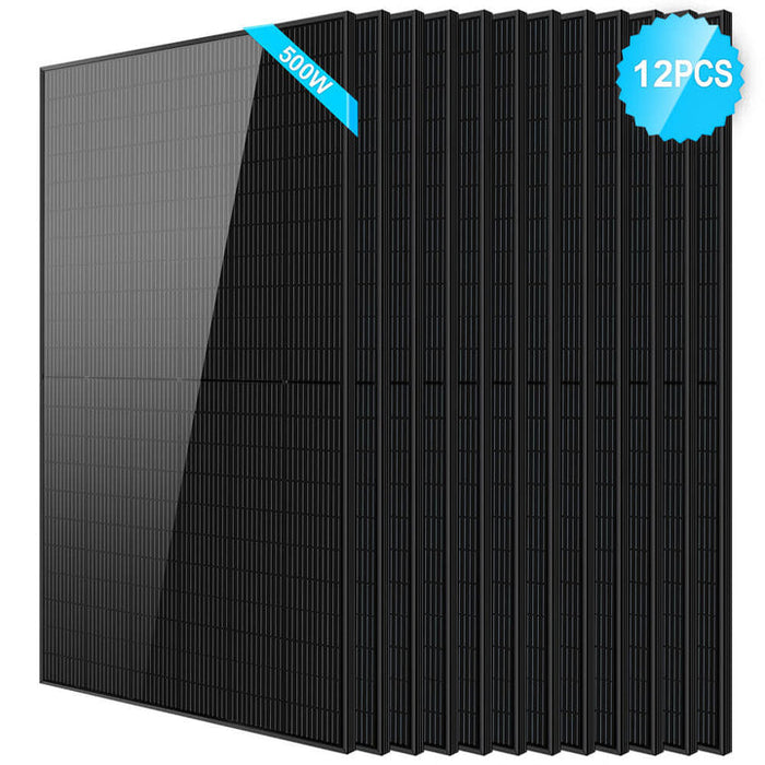 Sungold Power 500W Mono Black PERC Solar Panel + Choose Your Custom Package