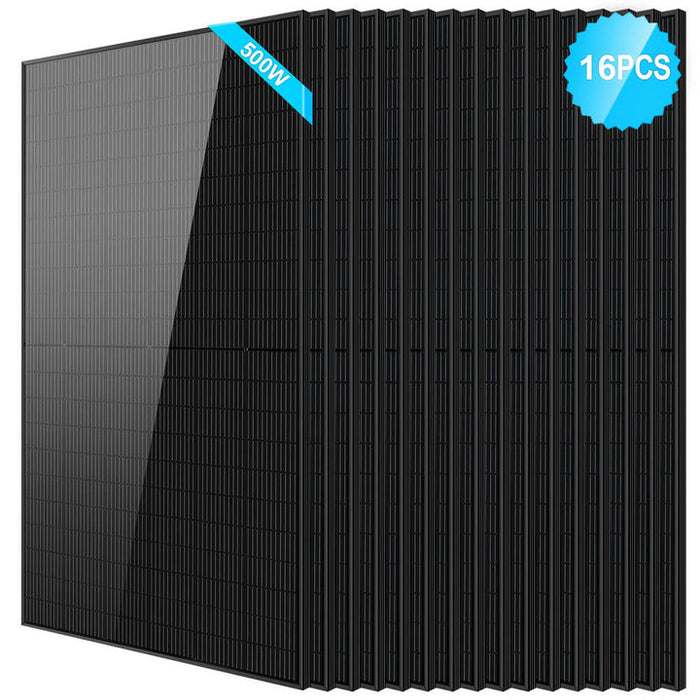 Sungold Power 500W Mono Black PERC Solar Panel + Choose Your Custom Package