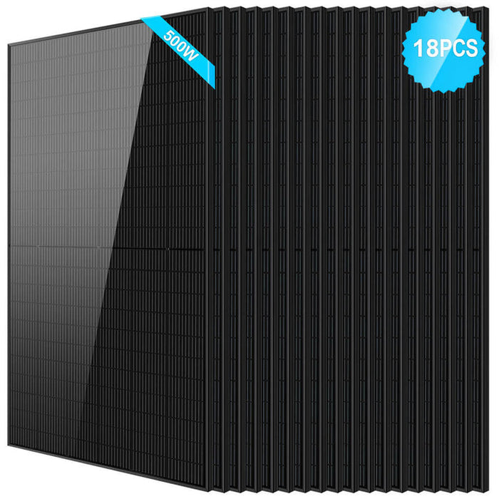 Sungold Power 500W Mono Black PERC Solar Panel + Choose Your Custom Package