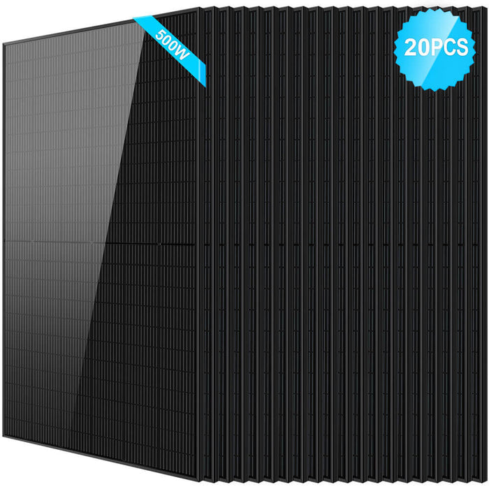 Sungold Power 500W Mono Black PERC Solar Panel + Choose Your Custom Package