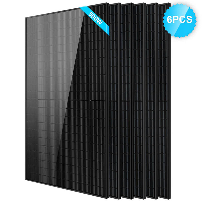 Sungold Power 500W Mono Black PERC Solar Panel + Choose Your Custom Package